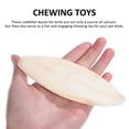 thumbnail image 2 of 6 Pcs Bird Chewing Cuttlefish Bone Gnawing Cuttlebone Bird Cage Accessories Natural Cuttlebone for Birds, 2 of 8