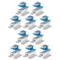 thumbnail image 3 of JUNWELL 10Pcs Solar Panel Mid Clamps 3.6 Thick Solar Panel Brackets Lightweight Solar Panel Aluminum Mounting Clamps Durable Panel Mounting Rail Fixing Brackets for Solar Panel, 3 of 10