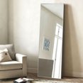 thumbnail image 3 of NeuType Silver Floor Mirror with Stand Large Full Length Mirror Modern Wall Mounted Mirror 59" x 20", 3 of 6