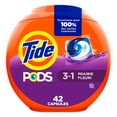 thumbnail image 2 of Tide PODs Laundry Detergent, Spring Meadow Scent, 3-in-1 Stain Remover, Odor Fighter, Color Protector, Concentrated Laundry Soap Pacs, 42 Count, 2 of 24