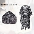 thumbnail image 2 of Dress Tarpaulin Pattern Robe Salon Shawl Shawl Barber Hairdressing Cut Hair Home Textiles, 2 of 5