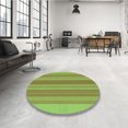 thumbnail image 4 of Ahgly Company Tapis d'Intérieur Lavables en Machine, Carrés Transitionnels Vert Jaune Foncé, Carrés de 7', 4 of 7