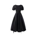 thumbnail image 1 of WEAIXIMIUNG Robes d'Été pour Filles Taille 12 Grandes Filles Robes à Volants Classique Manches Bouffantes Taille Empire Robe Longue, 1 of 5