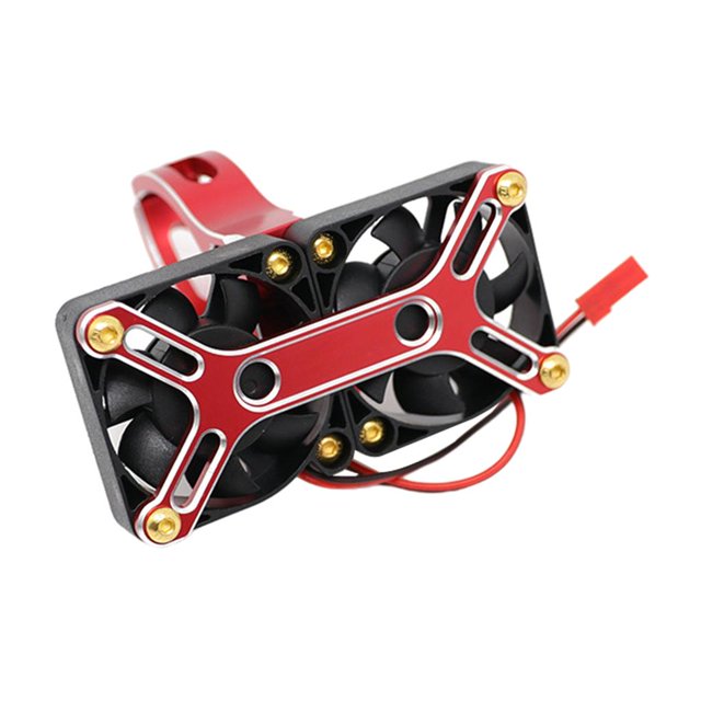Évier Moteur à Double Ventilateur pour 1/5 de Télécommande Rouge