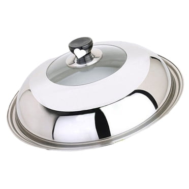 Couvercle Universel pour Casseroles, Couvercle de Casserole en Acier Inoxydable pour la Maison
