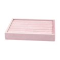 thumbnail image 4 of Jewelry Organizer Jewelry Storage Containers for Drawer Jewelry Display Holder Jewelry Drawer Insert for Bedroom Counter Shop , Pink Rings Tray, 4 of 8