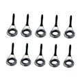 thumbnail image 3 of koolsoo 10pcs Stainless Steel Fishing Rod Guides Fishing Rod Tip Repair Tools 3.8mm, 3 of 7