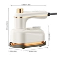 thumbnail image 3 of PRETXORVE Foldable Portable Mini Handheld Travel Iron for Hanging Ironing Household Small Dormitory Ironing Household Iron, 3 of 9