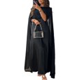 thumbnail image 4 of 2025 Robe de Ramadan pour Robes pour Femmes avec Femmes Chandail à Manches Longues Hijabs pour Femmes Grande Taille Vert Robes Chaudes Violet Beige, 4 of 4