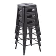 thumbnail image 3 of Ensemble de 4 tabourets de bar en métal noir Mainstays de 61 cm (24 pouces)., 3 of 7