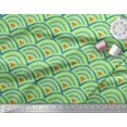 thumbnail image 2 of Soimoi Georgette Viscose Fabric Scales Geometric Print Fabric by Yard 42 Inch Wide, 2 of 3