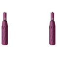 thumbnail image 1 of Thinsony Large Reverse Folding Umbrella Reflective Stripe Umbrellas Sunshade No LED/Wine Red 2Set, 1 of 6