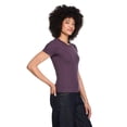 thumbnail image 4 of George Women's Rib Crew-Neck T-Shirt, 4 of 6