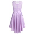 thumbnail image 2 of AAMILIFE Robe Princesse Sans Manches pour Filles en Dentelle Florale et Tulle pour Mariée, Mariage, Bal, Fête, Tenue de Cérémonie, 2 of 3