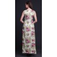 thumbnail image 4 of Bimba Robe Longue Décontractée d'Été Sans Manches à Fente avant Imprimée à Fleurs pour Femmes - Xxx-Grand, 4 of 5