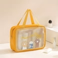 thumbnail image 4 of Large Capacity Transparent Cosmetic Storage Bag Large Cosmetic Makeup Travel Organizer For Men And Women Cosmetic Storage Bag, 4 of 6