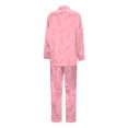 thumbnail image 4 of 2025 Satin Silk Button Down Holiday Matching Family Pajamas Pj's Sets Solid Pajamas for Family of 4 Two Piece Family Matching Sleepwear Loungewear Long Sleeve Silk Nightwear for, 4 of 4