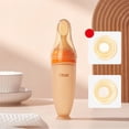 thumbnail image 2 of Agiferg Baby Silicone Rice Paste Spoon Milk Bottle Feeding Spoon Silicone Soft Spoon Rice Noodles Baby Food Accessories, 2 of 5