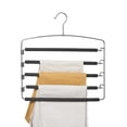 thumbnail image 4 of EGNMCR Hooks for Hanging Multi-layer Pants Rack Foam Five-layer Pants Hanging Space Traceless Pants Hanger Trouser hanger, 4 of 4