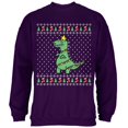 thumbnail image 1 of Big Tree Rex T Rex Ugly Christmas Sweater Mens Sweatshirt, 1 of 1
