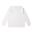 thumbnail image 1 of GigrtiJin Chemises pour Hommes Col Rond Manches Longues Blouses Décontractées Couleur Unie Mode Confortable Pull Basique Ample, 1 of 2