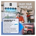 thumbnail image 2 of 12V Car Parking Air Conditioner 10500btu Electrical Split Air AC Unit for RV Truck, 2 of 6