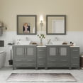 thumbnail image 1 of Vanity Art 84 in. W Double Sink Bathroom Vanity with Engineered Marble Top and Two Free Mirror, 1 of 10