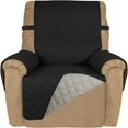 thumbnail image 1 of 2024 Reversible Quilted Sofa Cover  Water Resistant Slipcover Furniture Protector  Washable Couch Cover with Non Slip Foam and Elastic Straps for Kids  Dogs  Pets (Small  Pink/Beige), 1 of 7