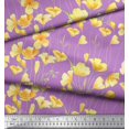 thumbnail image 2 of Soimoi Cotton Duck Fabric Buttercup Floral Decor Fabric Printed Yard 42 Inch Wide, 2 of 4