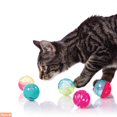 thumbnail image 2 of Hartz Just for Cats Bizzy Balls 3pk Cat Toy, 2 of 4
