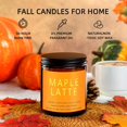 thumbnail image 4 of Fall Candles Set, Fall Scented Candles Including Hello F All, Apple Cider, Hot Cocoa, Maple Latte, Long-Lasting Pumpkin Candle, Eco-Friendly Soy Candles Non Toxic, Best Gift for Autumn, 4 Pack, 7 oz, 4 of 8