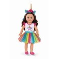 thumbnail image 1 of My Life As Poseable Unicorn Trainer 18" Poupée, Cheveux Bruns, Yeux Bleus, 1 of 2