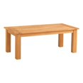 thumbnail image 1 of Linon Barlow Solid Teak Outdoor 18" High Coffee Table in Natural Oil Finish, 1 of 10