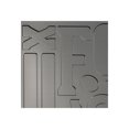 thumbnail image 1 of Fasade 12" x 12" Wall Panel Sample, Brushed Nickel Finish, Easy Installation, 1 of 1