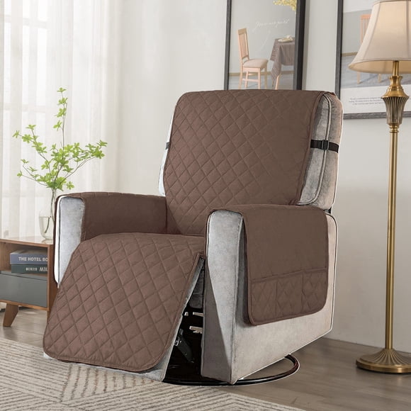 Sofa Recliner Chair Slipcover Set for Protecting Furniture and Enhancing without Distinctive SKU Details and Printed Design for Armchairs and Couches