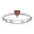 thumbnail image 2 of Heart Birthstone Ring - Garnet (January), 2 of 6