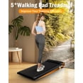 thumbnail image 3 of Walking Pad with Incline, 2.5HP Under Desk Treadmill for Home & Office, 2-in-1 Compact Walking & Jogging Machine with Remote Control & LED Display, 3 of 6