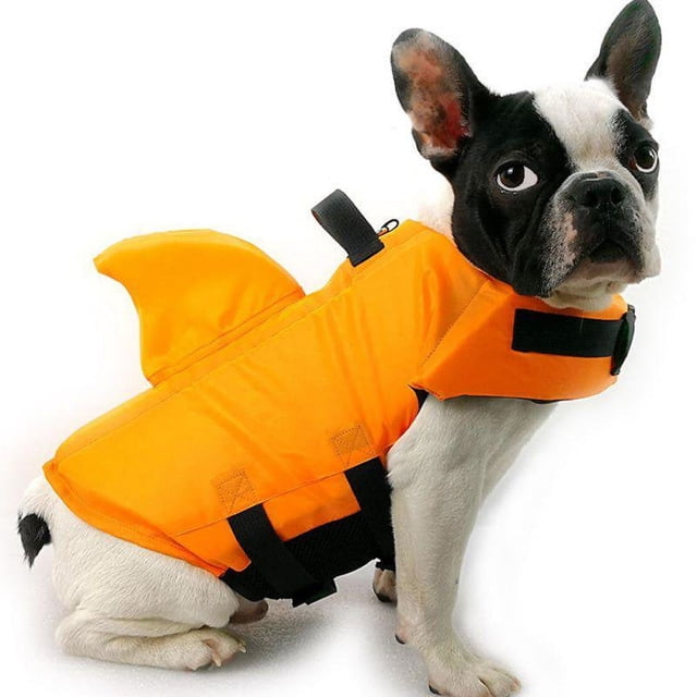 Dog Jacket Ripstop Dog Safety Vest Adjustable Preserver Swimming Float Lifesaver Vest Costumes for Pet Dogs