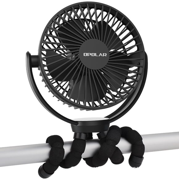OPOLAR Compact Octopus USB Rechargeable Mini Fan with 360° Rotation, 3 Speed Settings, and 5000mAh Battery for Home, Office, and Outdoor Use