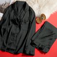 thumbnail image 4 of RKSTN Ensembles de Pyjama pour Femmes 2 Pcs Mode Vêtements de Maison Pyjamas Ensemble Deux Pièces Manches Longues Pantalon Ensemble de Pyjama Vêtements de Maison Doux Confortables, 4 of 5