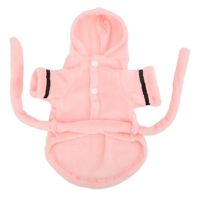 Puppy Bath Towel, Plush Snap Button Soft Pet Absorbent Bathrobe Multipurpose Cute For Dogs For Cats