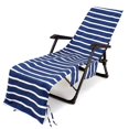 thumbnail image 1 of Meitianfacai Housse de Chaise à Rayures Serviette de Plage Imprimée Polyester Coton Serviette de Chaise, 1 of 3