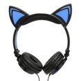 thumbnail image 3 of Wired Headphone, Wrap Around Design LED Light Comfortable Cute Kids Headset Cat Ear Design Excellent Sound Quality Noise Reduction  for Cell Phones, 3 of 7