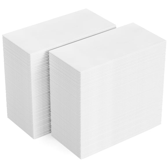 FOCUSLINE 200 Disposable Bathroom Napkins, Linen-Feel Paper Guest Towels, Soft and Absorbent Paper Hand Towels Party Napkins for Bathroom, Kitchen, Dinner, or Event, White, 12" x 17&q
