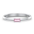 thumbnail image 1 of East-West Stackable Baguette Ring in Sterling Silver, 1 of 3