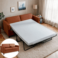 thumbnail image 1 of Puremind Canapé-Lit Escamotable avec Matelas, Sofa-Lit Format Grand Lit avec Canapé Escamotable pour Appartements/petits Espaces, Brun Cognac, 1 of 5
