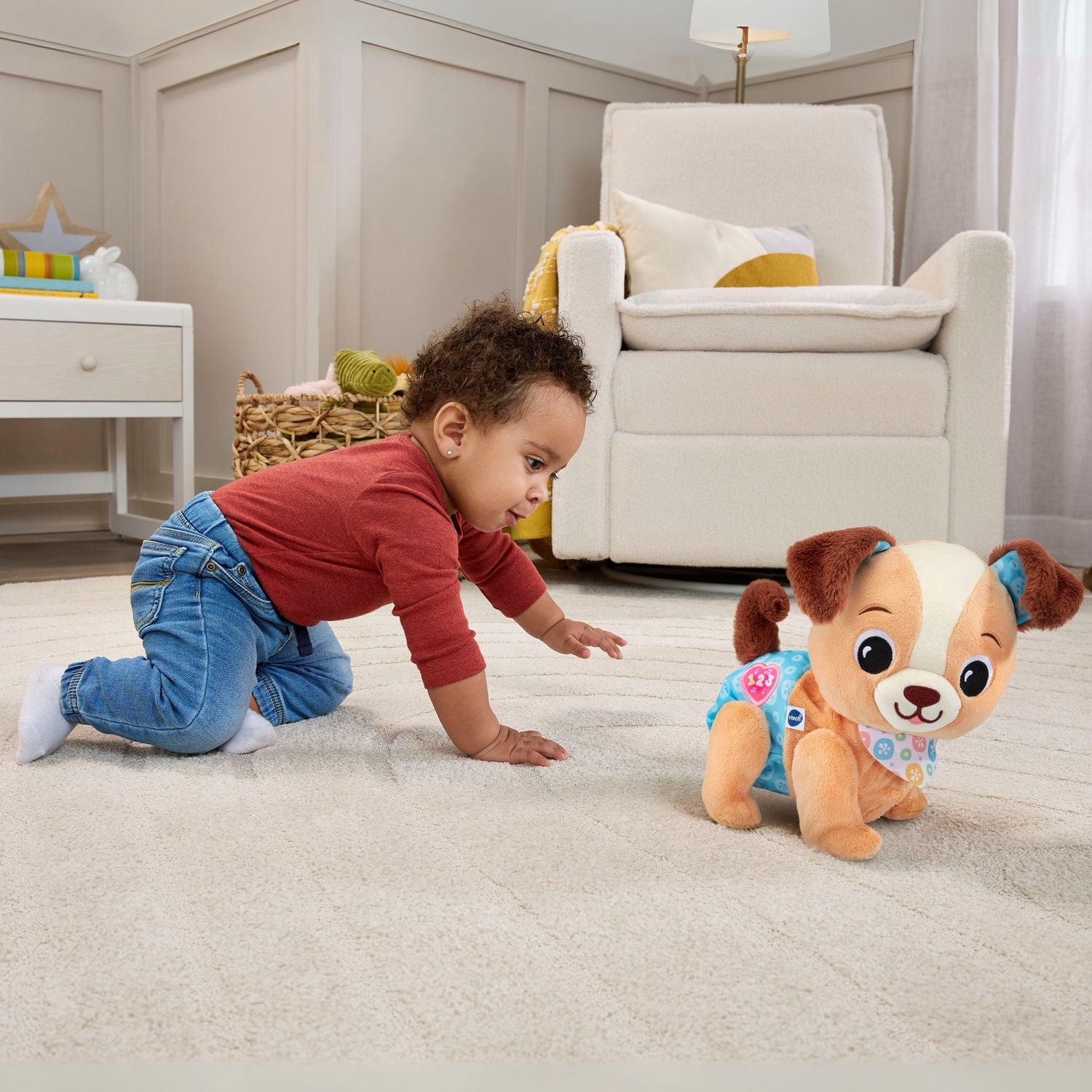 VTech Baby Suis-moi toutou 1 2 3 Jouet -Version anglaise