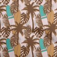 thumbnail image 1 of oneOone Silk Tabby Brown Fabric Tropical Craft Projects Decor Fabric Printed By The Yard 42 Inch Wide, 1 of 4