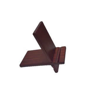 Support de téléphone en bois massif, support de téléphone de bureau en bois, support simple de téléphone, compatible avec tous les téléphones (rosewood)
