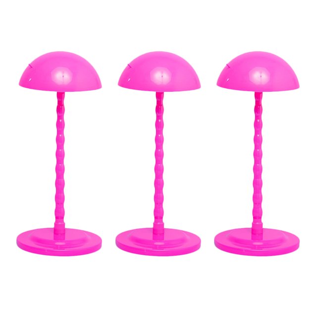 Weiweiguan 3Pcs Professional Wig Stand Holder Detachable Wig Hat Headpiece Display Rack